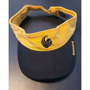 UCF Knights Yellow Visor University Of Central Florida Adjustable Cap Hat